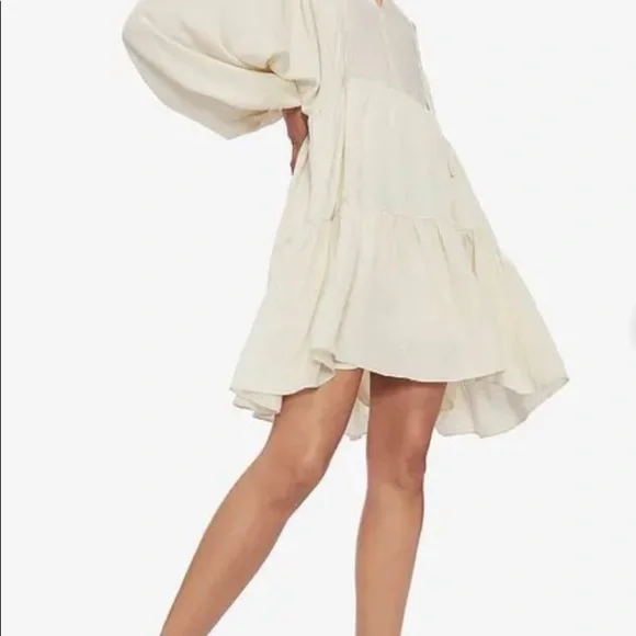 COPY - Anine Bing cream silk dress, Large NWOT - Picture 9 of 10